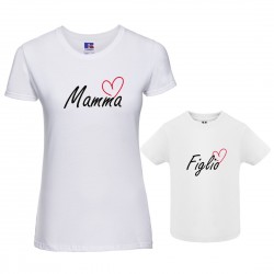 Coppia T-shirt Mamma Figlio