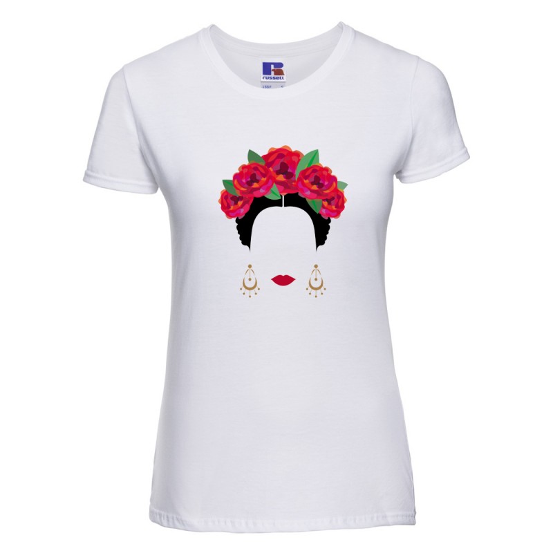 T-shirt Maglietta Donna con Stampa Frida