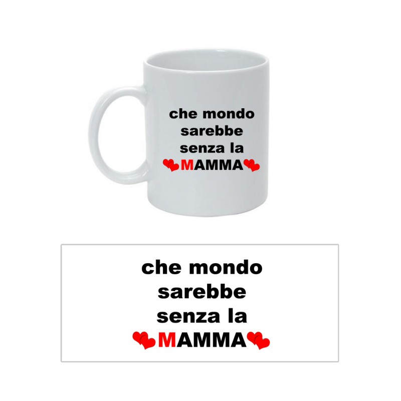 Tazza Mamma se non ci fossi bisognerebbe inventarti, Grafica, Stampa e  Web