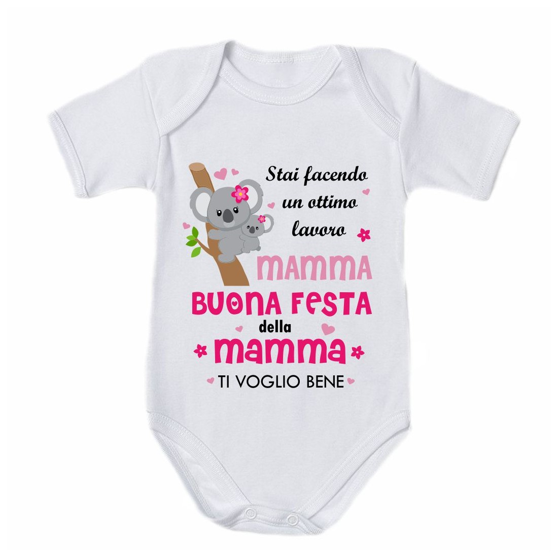 Body tutina bambina ottimo lavoro mamma buona festa della mamma