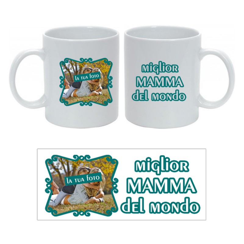 Tazza Personalizzata Miglior Mamma Foto