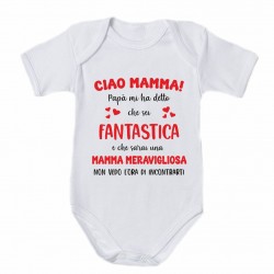 Body neonato Ciao Mamma...