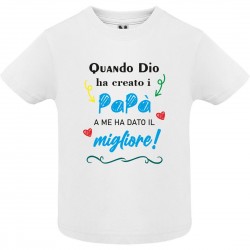 T-shirt Bambino  quando dio...